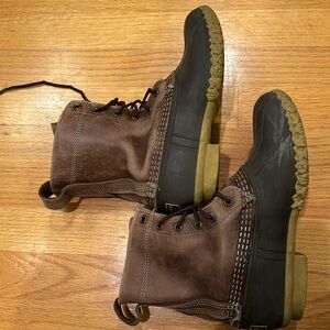 LL Bean Duck Boots - kids size 4.